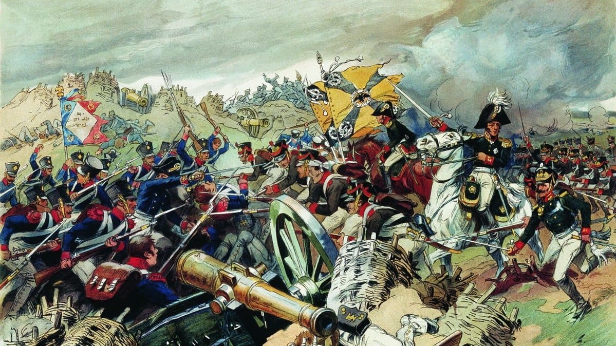 Бородинское сражение между Россией и Францией