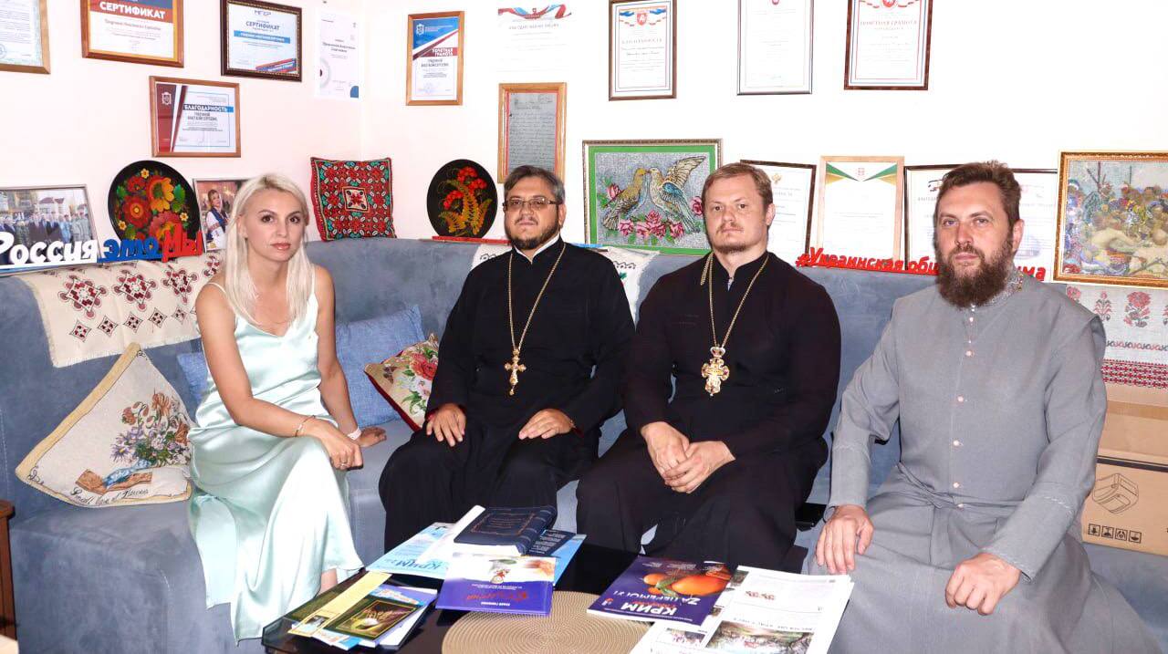 Состоялась встреча с руководителем пресс-службы Крымской митрополии и Симферопольской и Крымской епархии